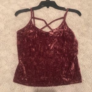 Velvet top - tilly’s
